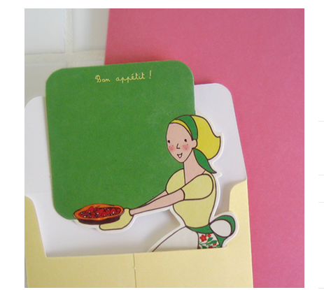 Livework's Paper Doll Card April Baker [stationery uk, beautiful stationery, unusual stationery]