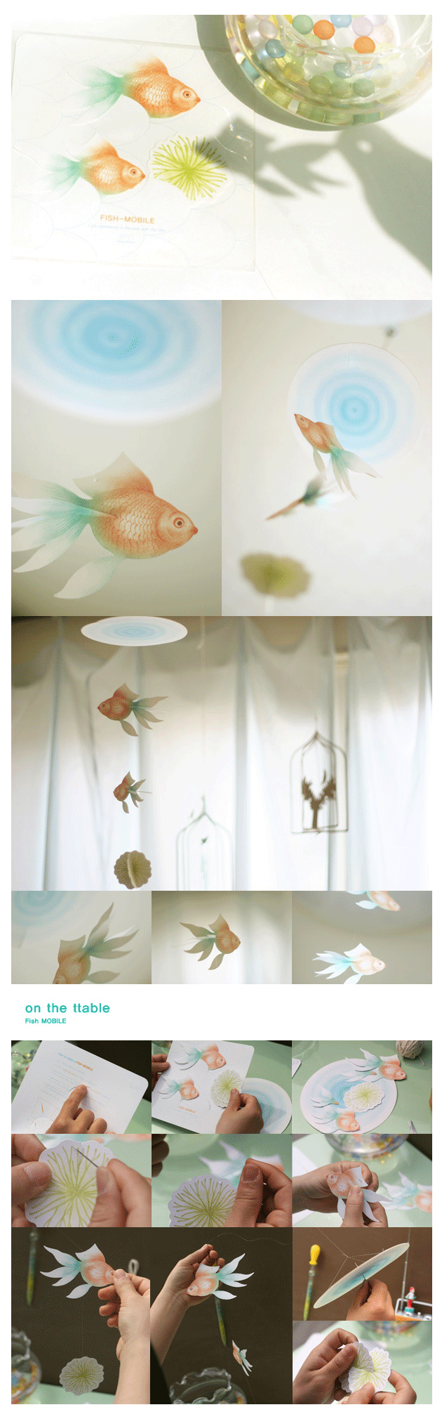 Ttable's Goldfish Mobile [beautiful mobiles, paper mobiles, childrens mobiles]