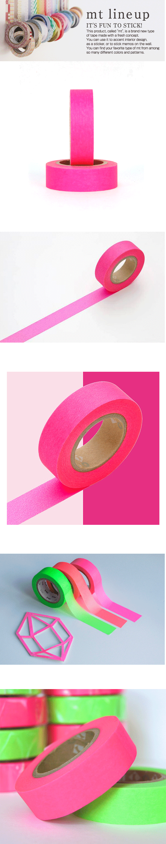mt hot pink tape [pink deco tape, mt pink tape, pink mt tape]