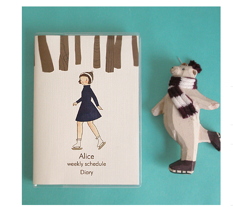 Alice Weekly Schedule Diary [lovely diary, beautiful diary]