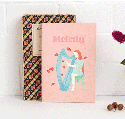 Livework Melody Diary [beautiful diary, beautiful stationery, unique stationery]