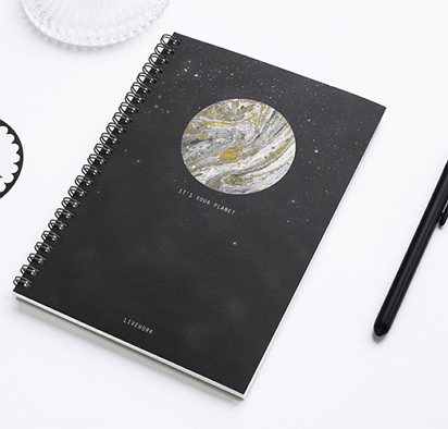 planet eco notebook [planet notebook, eco notebook, recycled notebook]